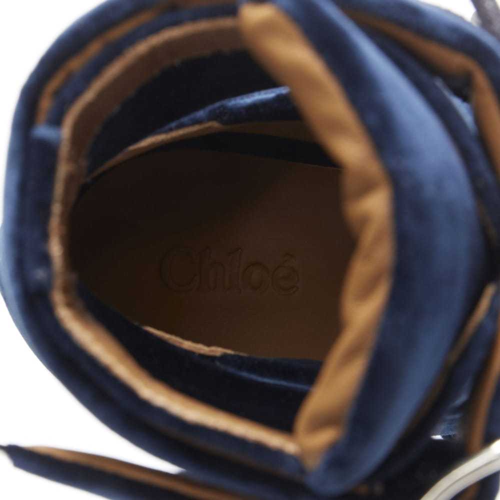 Chloé Velvet ankle boots - image 10