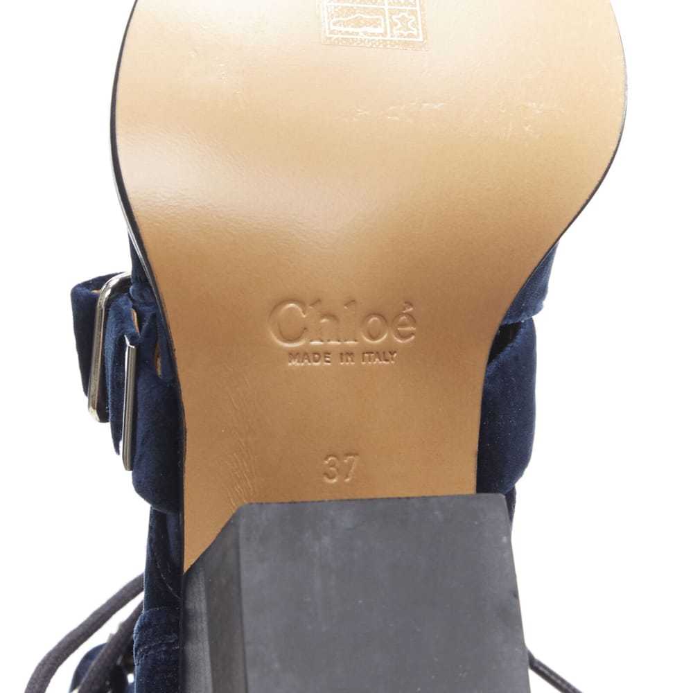 Chloé Velvet ankle boots - image 11