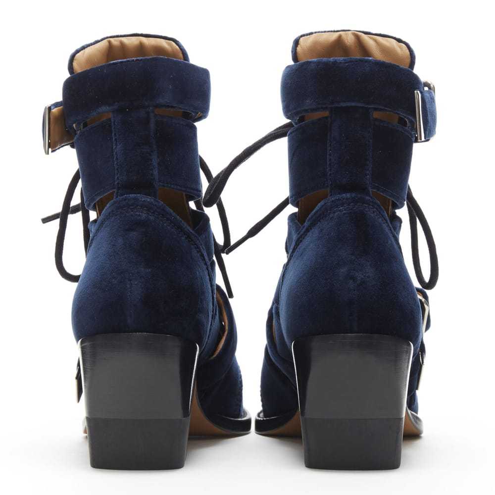 Chloé Velvet ankle boots - image 5