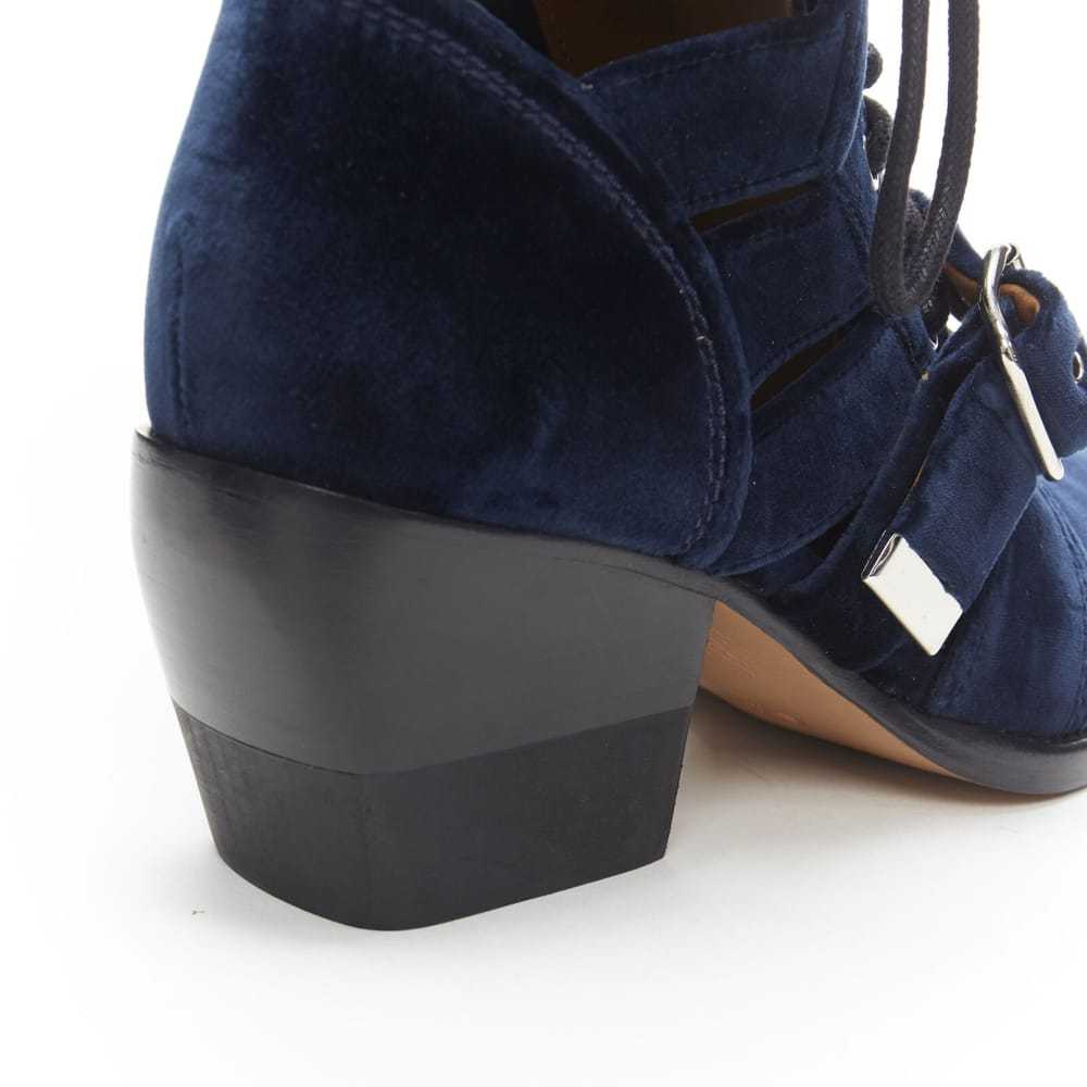 Chloé Velvet ankle boots - image 9