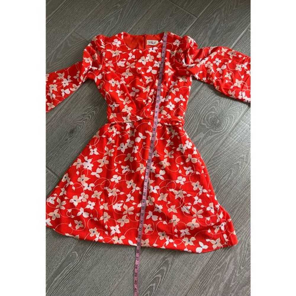 ELIZA J Floral Long Sleeve Fit & Flare Dress Size… - image 10