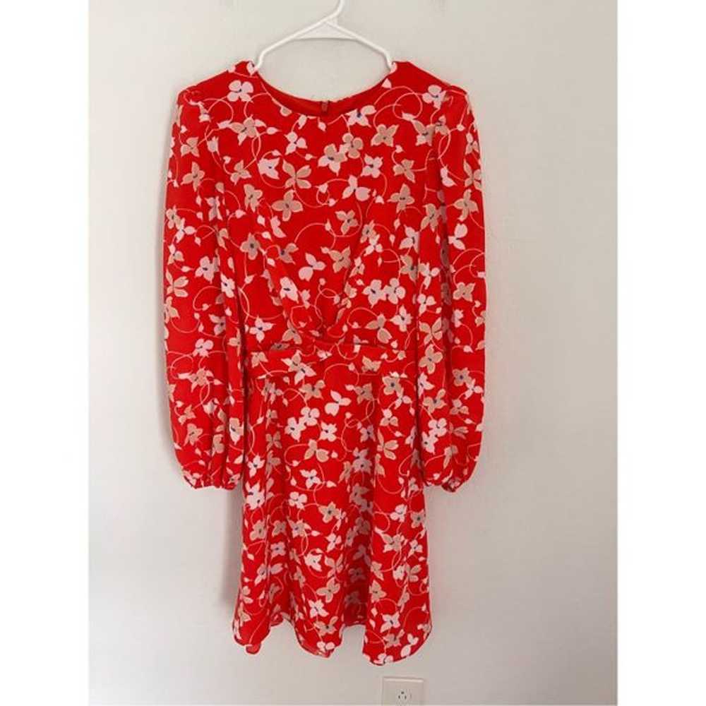 ELIZA J Floral Long Sleeve Fit & Flare Dress Size… - image 2