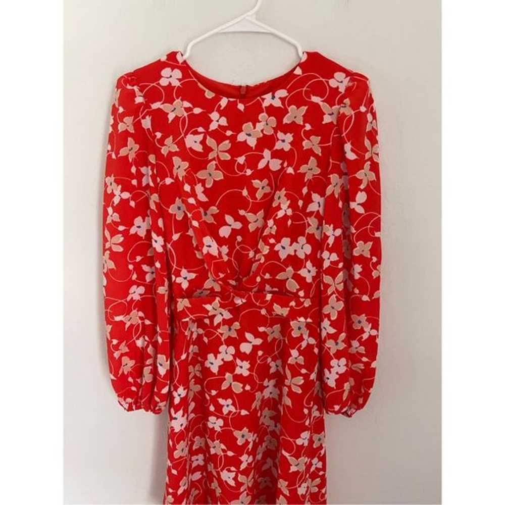 ELIZA J Floral Long Sleeve Fit & Flare Dress Size… - image 3