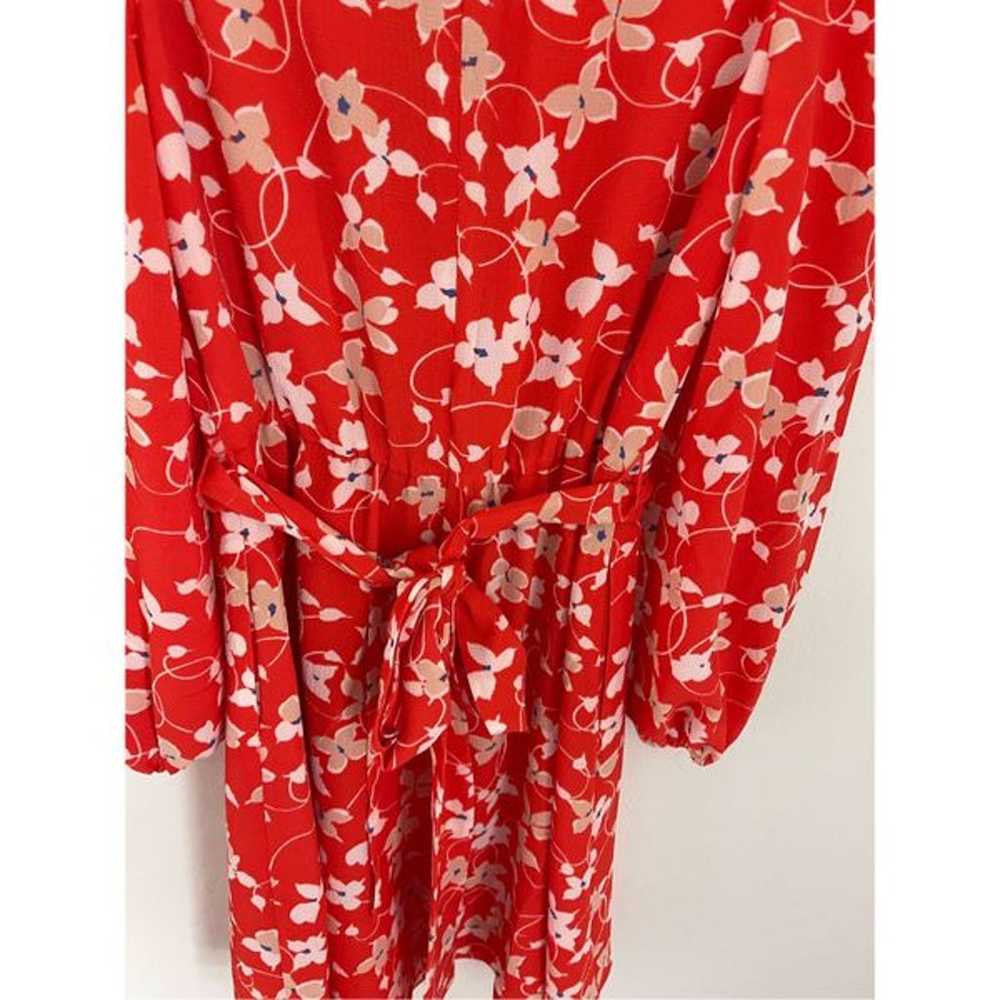 ELIZA J Floral Long Sleeve Fit & Flare Dress Size… - image 4