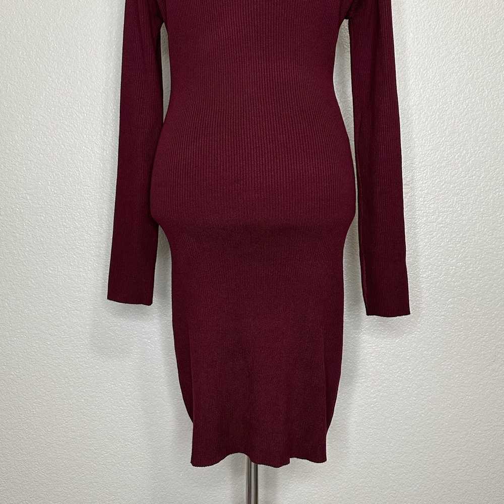 Other Fashion Nova Burgundy Arie Sweater Mini Dre… - image 10