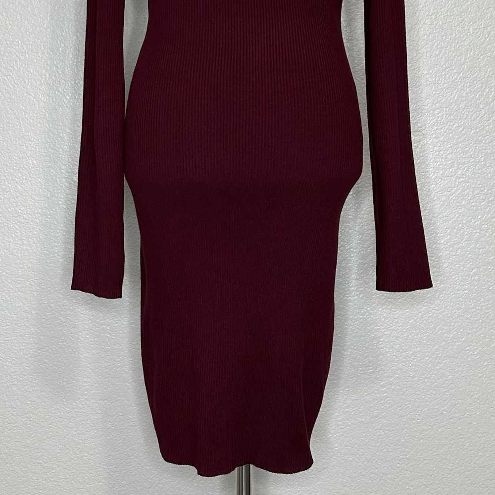 Other Fashion Nova Burgundy Arie Sweater Mini Dre… - image 5