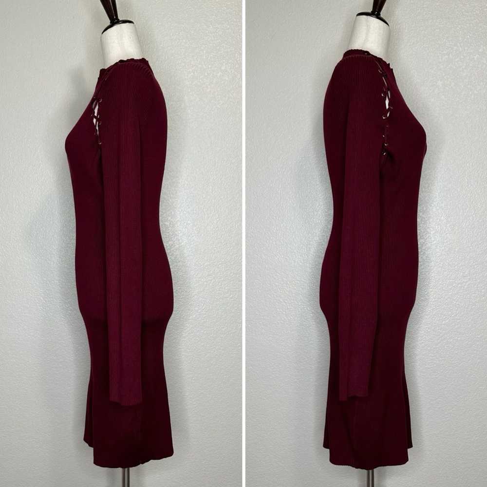 Other Fashion Nova Burgundy Arie Sweater Mini Dre… - image 6