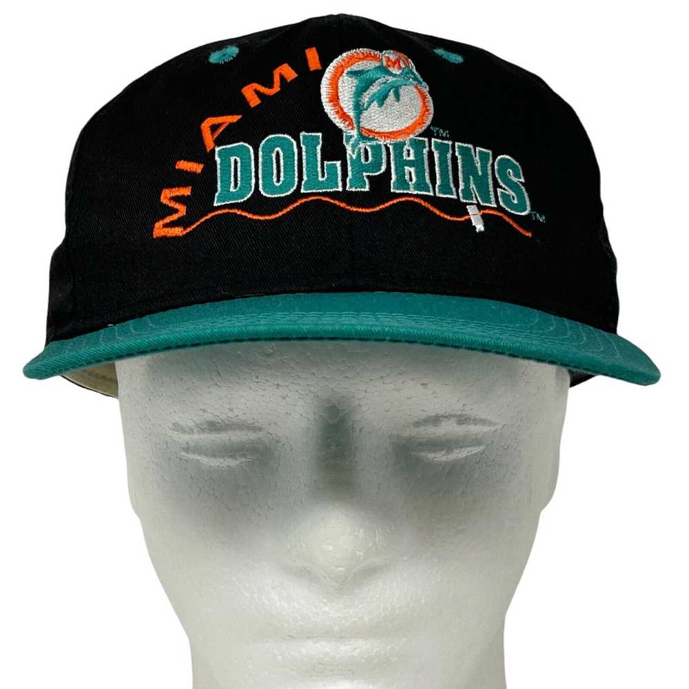 Vintage Miami Dolphins Drawstring Hat Vintage 90s… - image 2