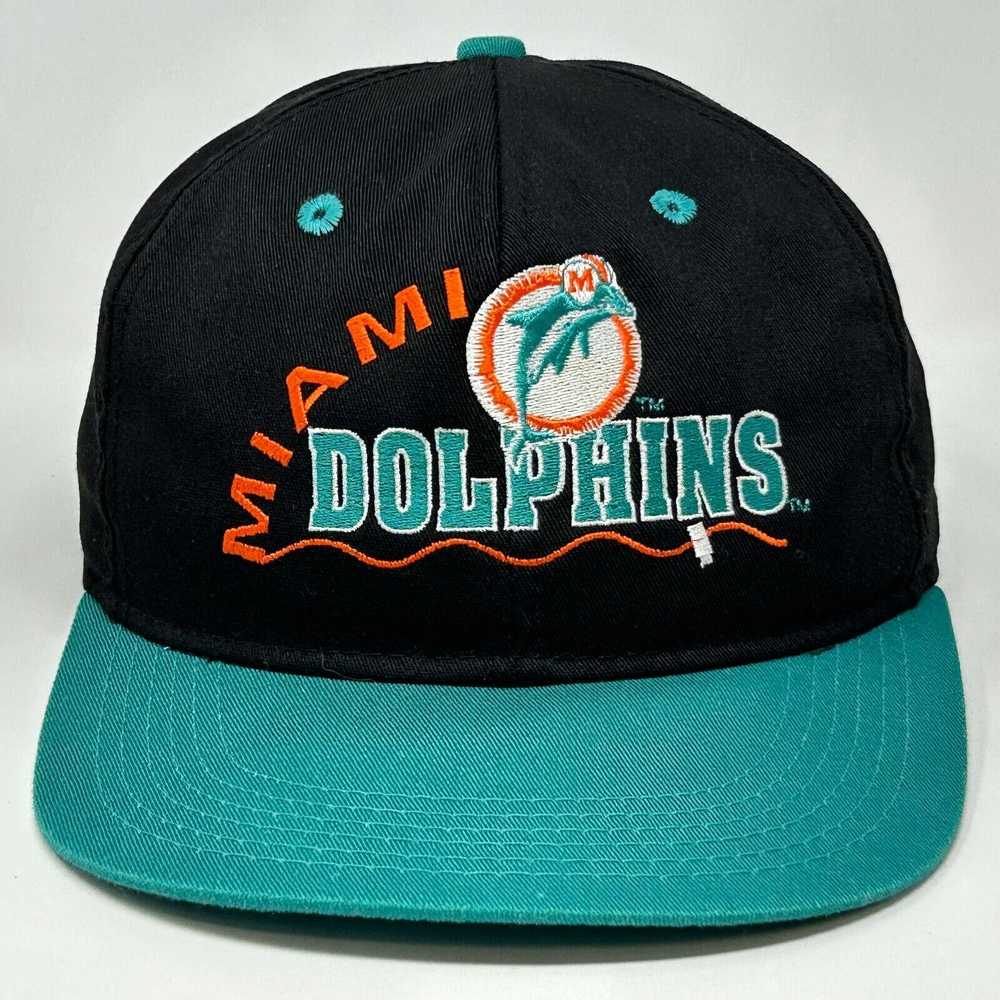 Vintage Miami Dolphins Drawstring Hat Vintage 90s… - image 9