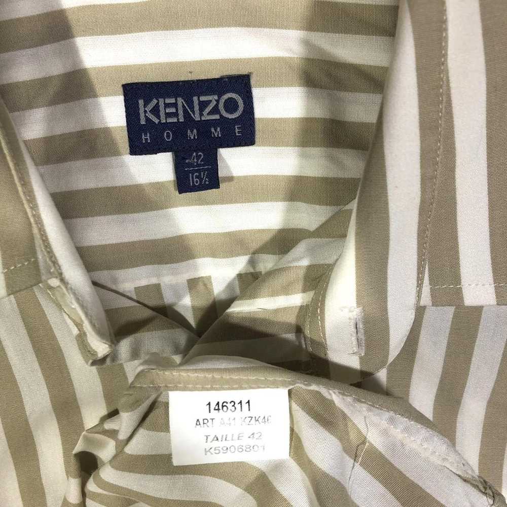 Kenzo Chemise Rayures x Broderies Vintage Kenzo H… - image 4