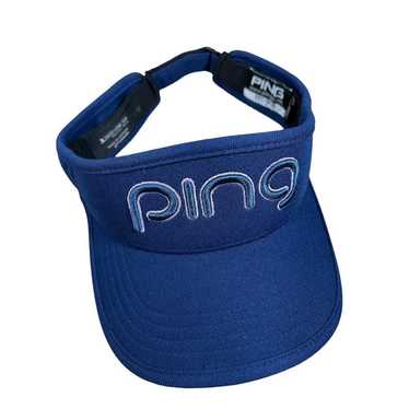 Ping PING Golf Visor Hat Blue Flexfit Tech 110 Adj