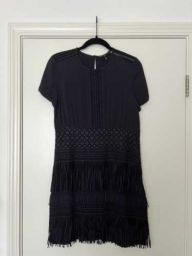 Maje Maje mini dress with fringe