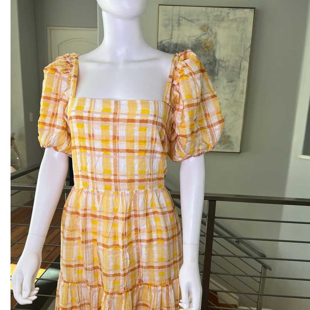 ASTR the Label Ilana Midi Dress in Orange Yellow … - image 3