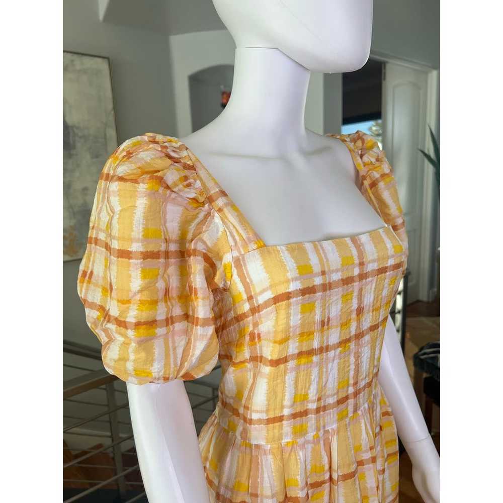 ASTR the Label Ilana Midi Dress in Orange Yellow … - image 4