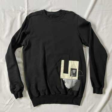 Rick store owens patchwork crewneck