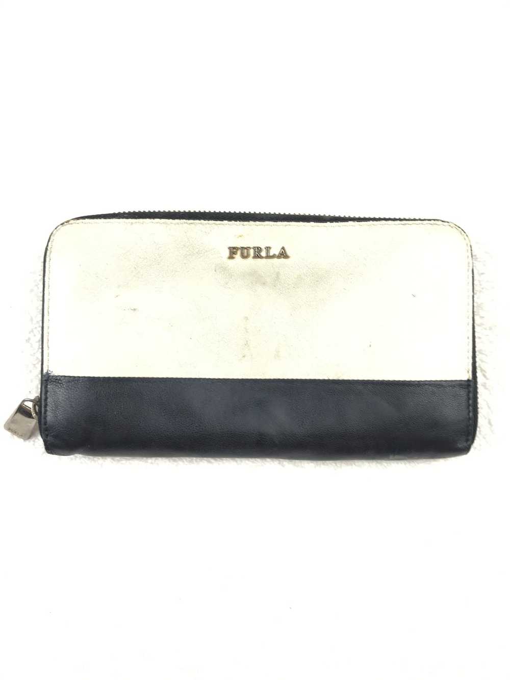 Designer × Furla × Vintage Vintage Furla Zip Arou… - image 1