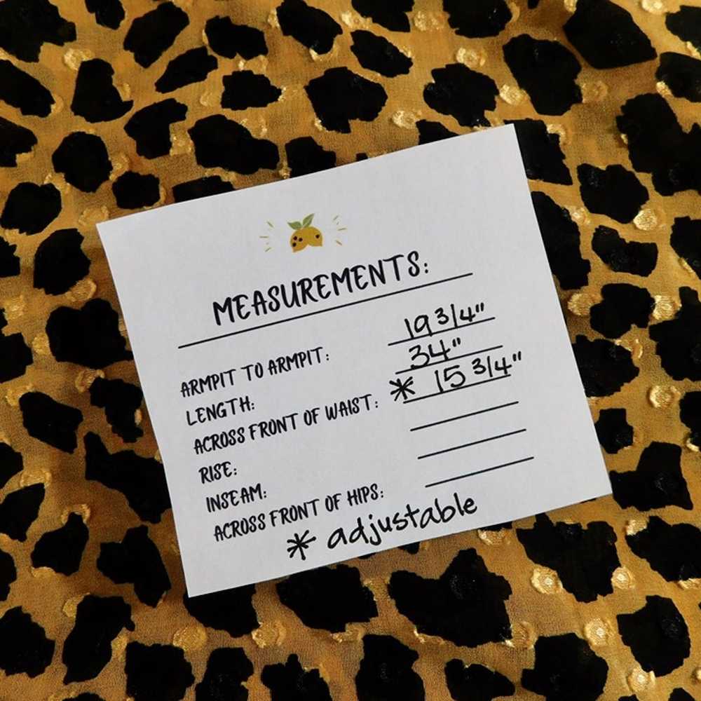FREE PEOPLE Leopard Print Frenchie Mini Wrap Dres… - image 12