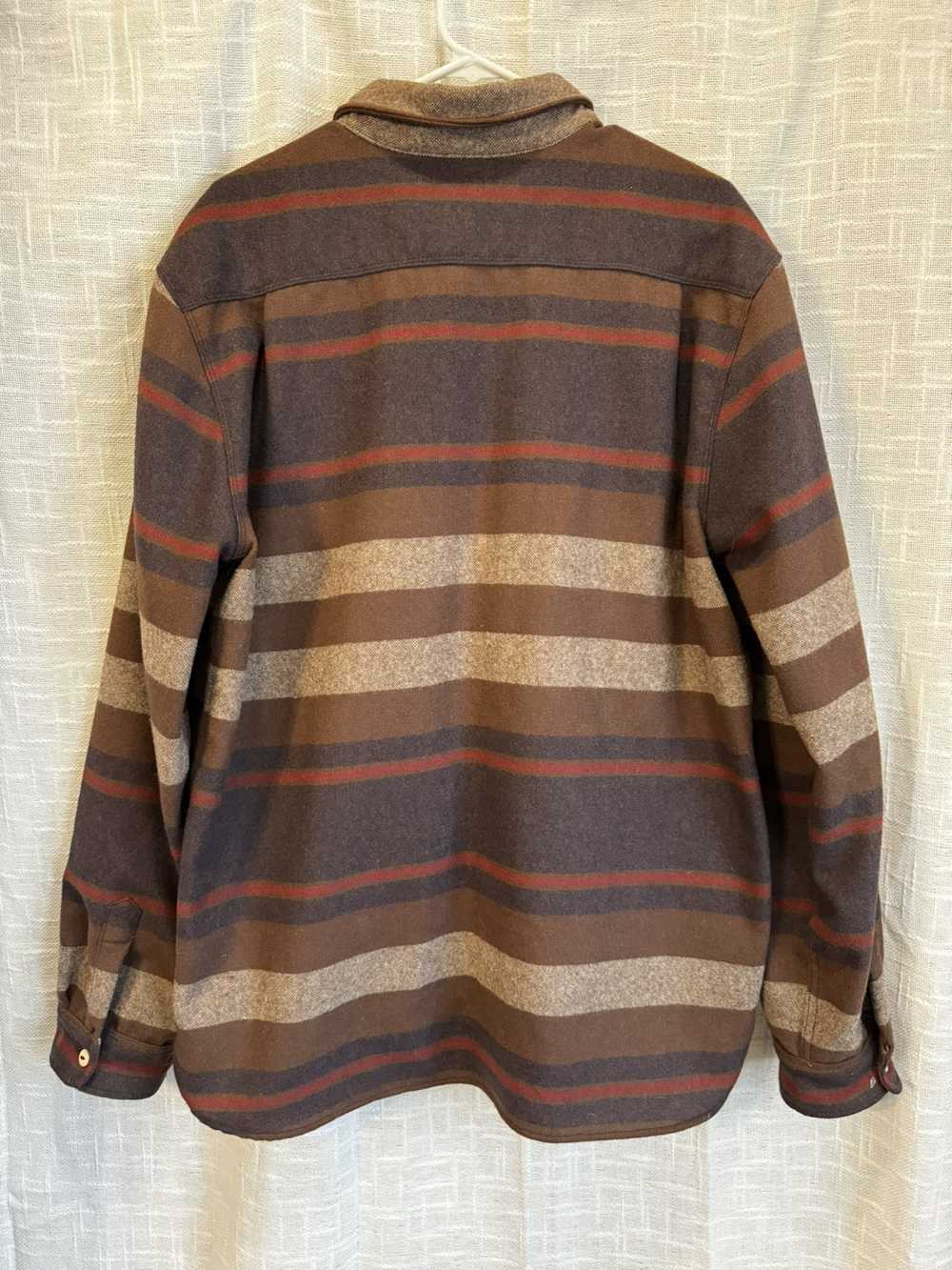 Freenote Cloth Freenote Benson Brown Stripe Wool … - image 2