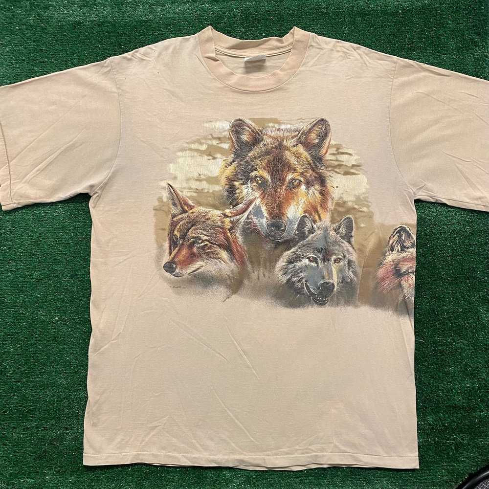 Animal Tee × Made In Usa × Vintage Vintage 90s Wo… - image 1