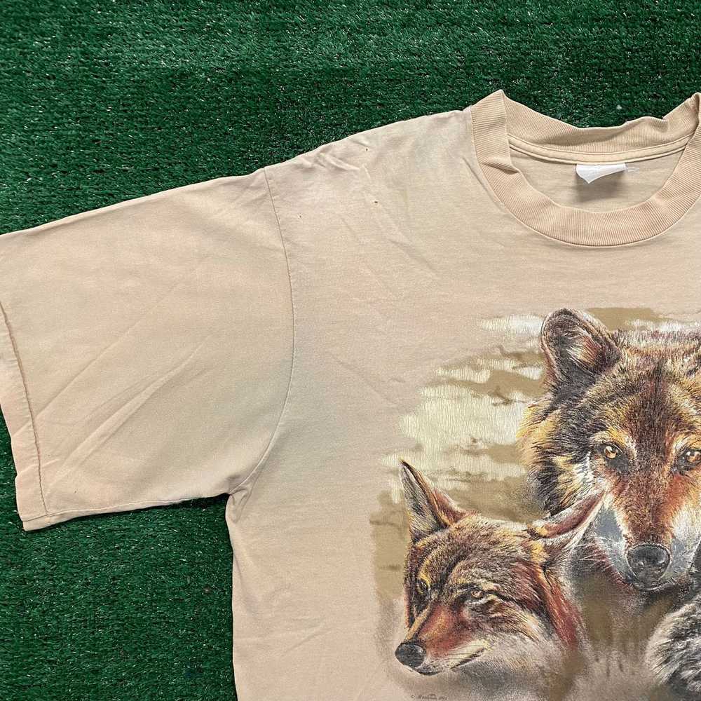 Animal Tee × Made In Usa × Vintage Vintage 90s Wo… - image 2