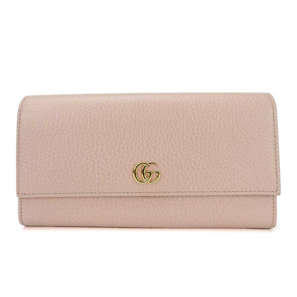 Gucci Gucci bi-fold long wallet 456116 GG Marmont… - image 1