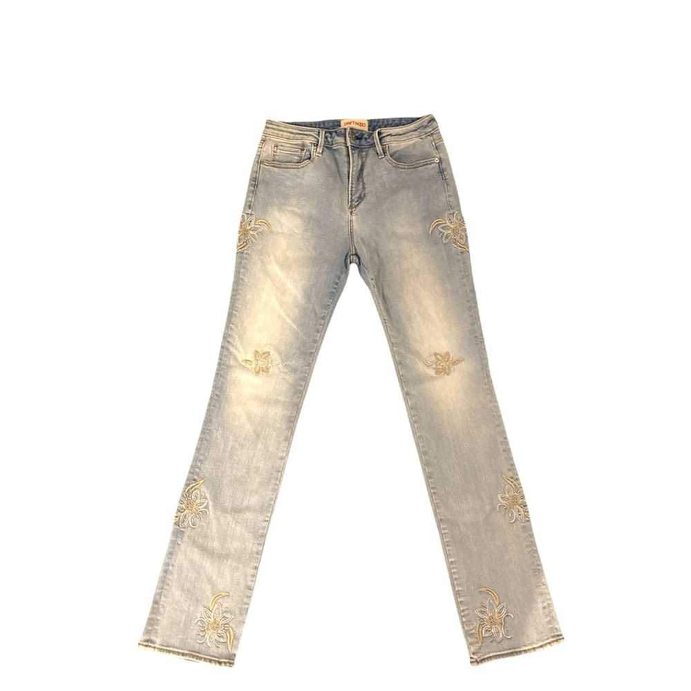 Other Driftwood Audrey Straight Embroidered Jeans… - image 2