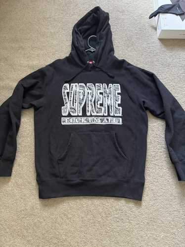 Supreme SUPREME Fuck Em All Denim hoodie jacket - Gem