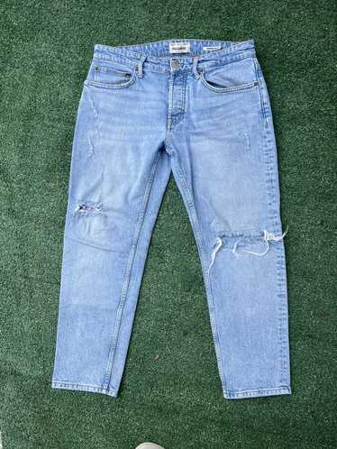 Pull & Bear Pull & Bear Cropped Slim Jeans Mens 3… - image 1