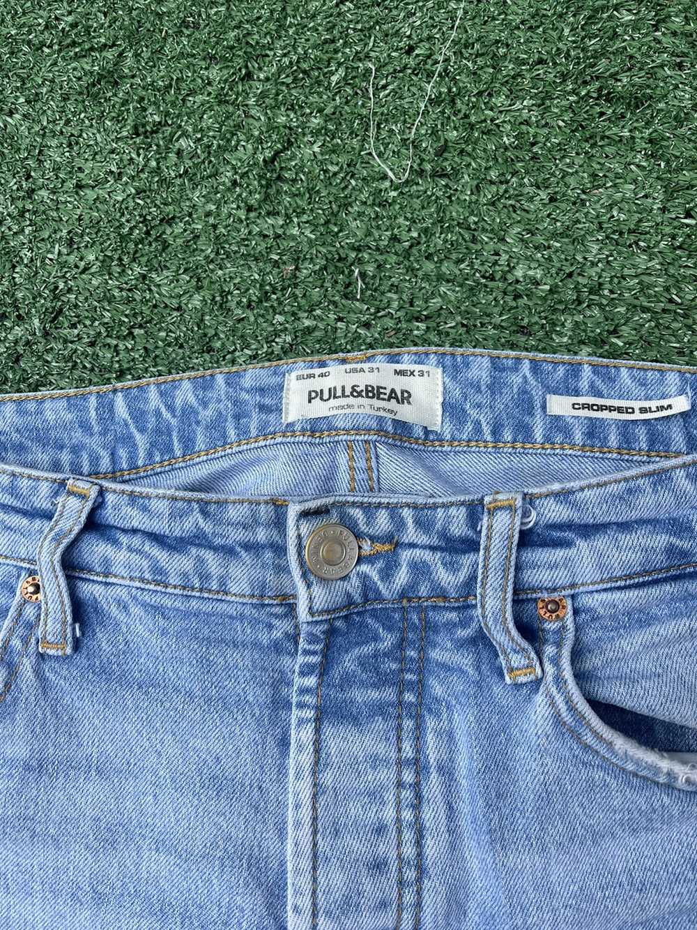 Pull & Bear Pull & Bear Cropped Slim Jeans Mens 3… - image 2