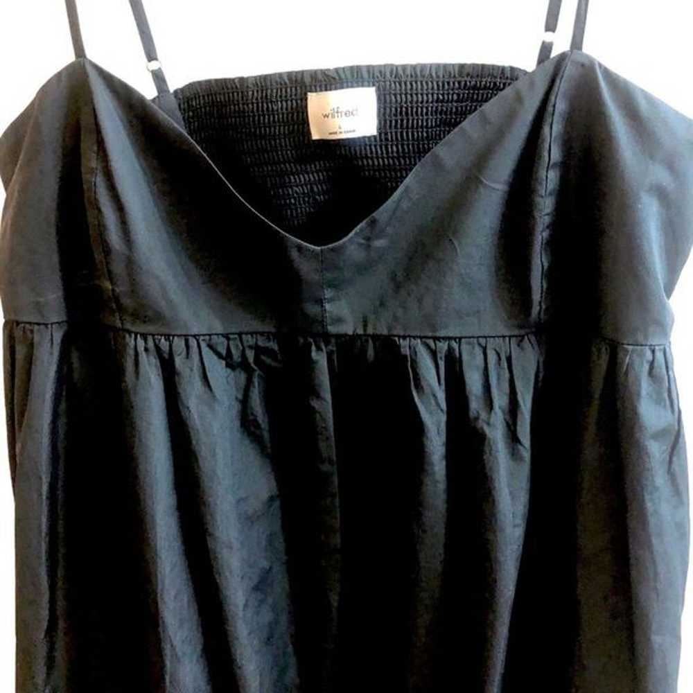 Wilfred x Aritzia Parable Flowy Black Dress Size … - image 5