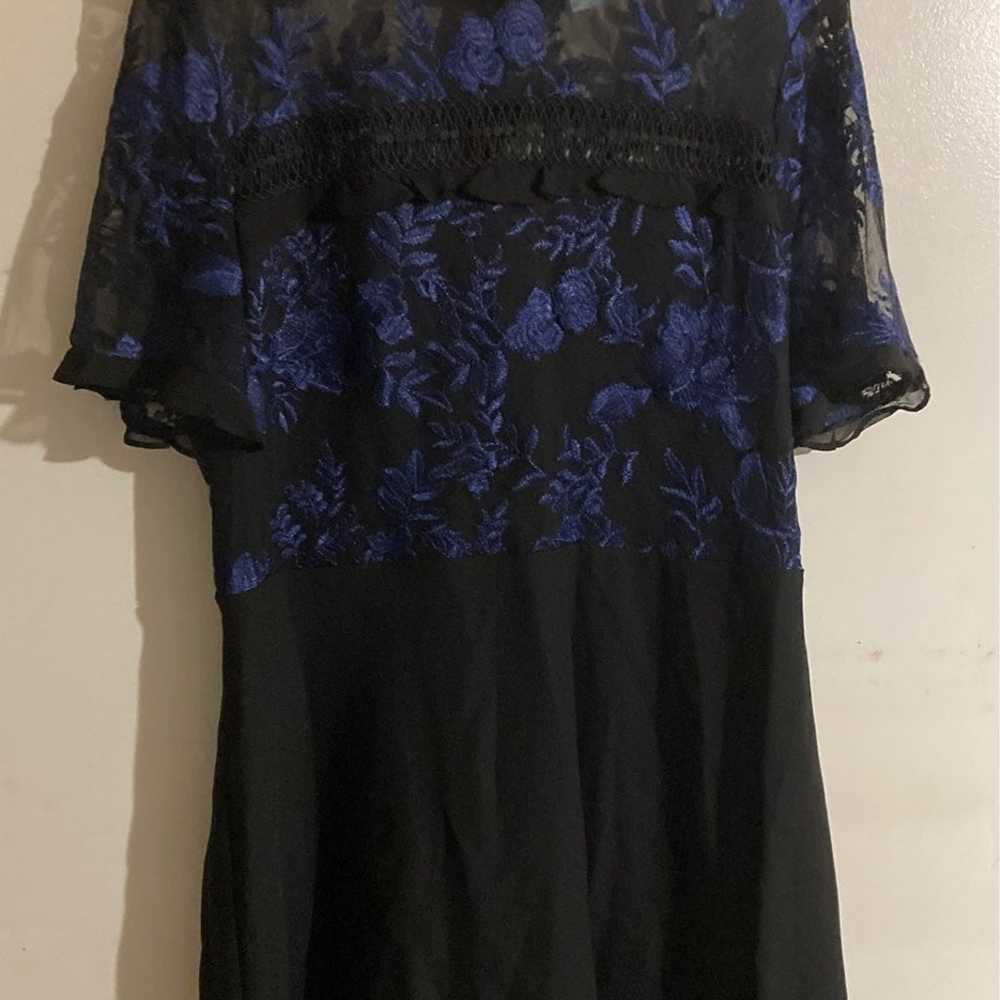 Black flower dress - image 1
