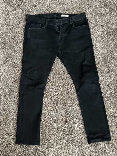 Jbrand corduroy skinny jeans. Solid black color. Mid - Depop