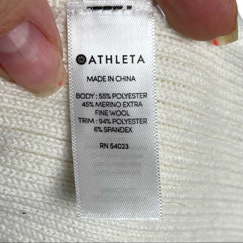 Athleta Mesa Hybrid Sweater Dress in Dove White M… - image 11