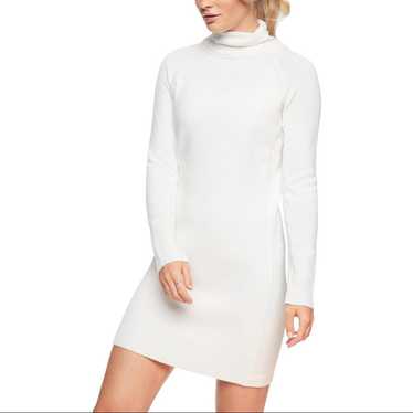 Athleta Mesa Hybrid Sweater Dress in Dove White M… - image 1