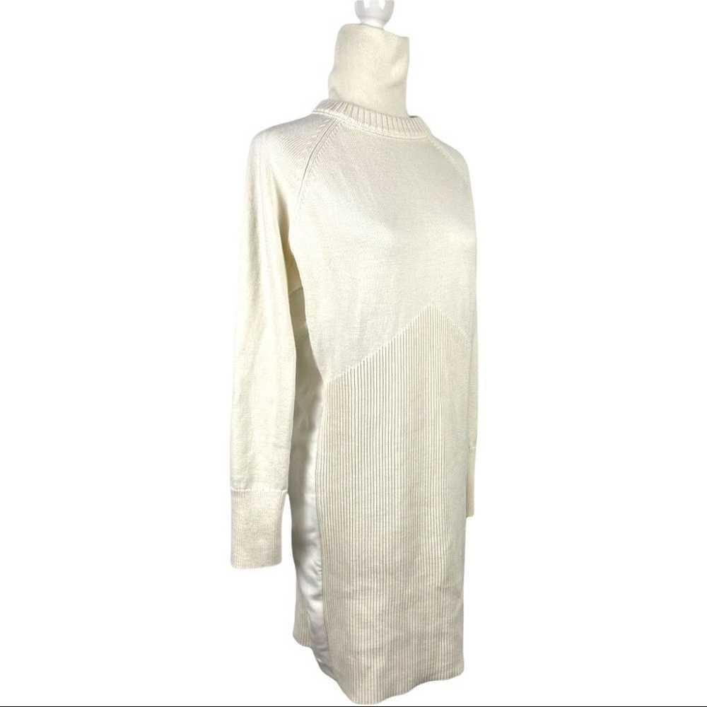 Athleta Mesa Hybrid Sweater Dress in Dove White M… - image 3