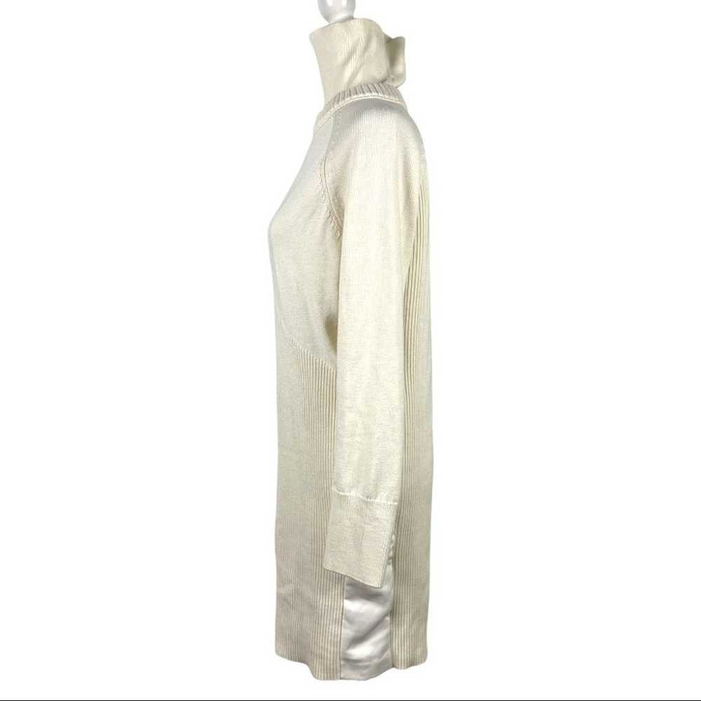 Athleta Mesa Hybrid Sweater Dress in Dove White M… - image 4