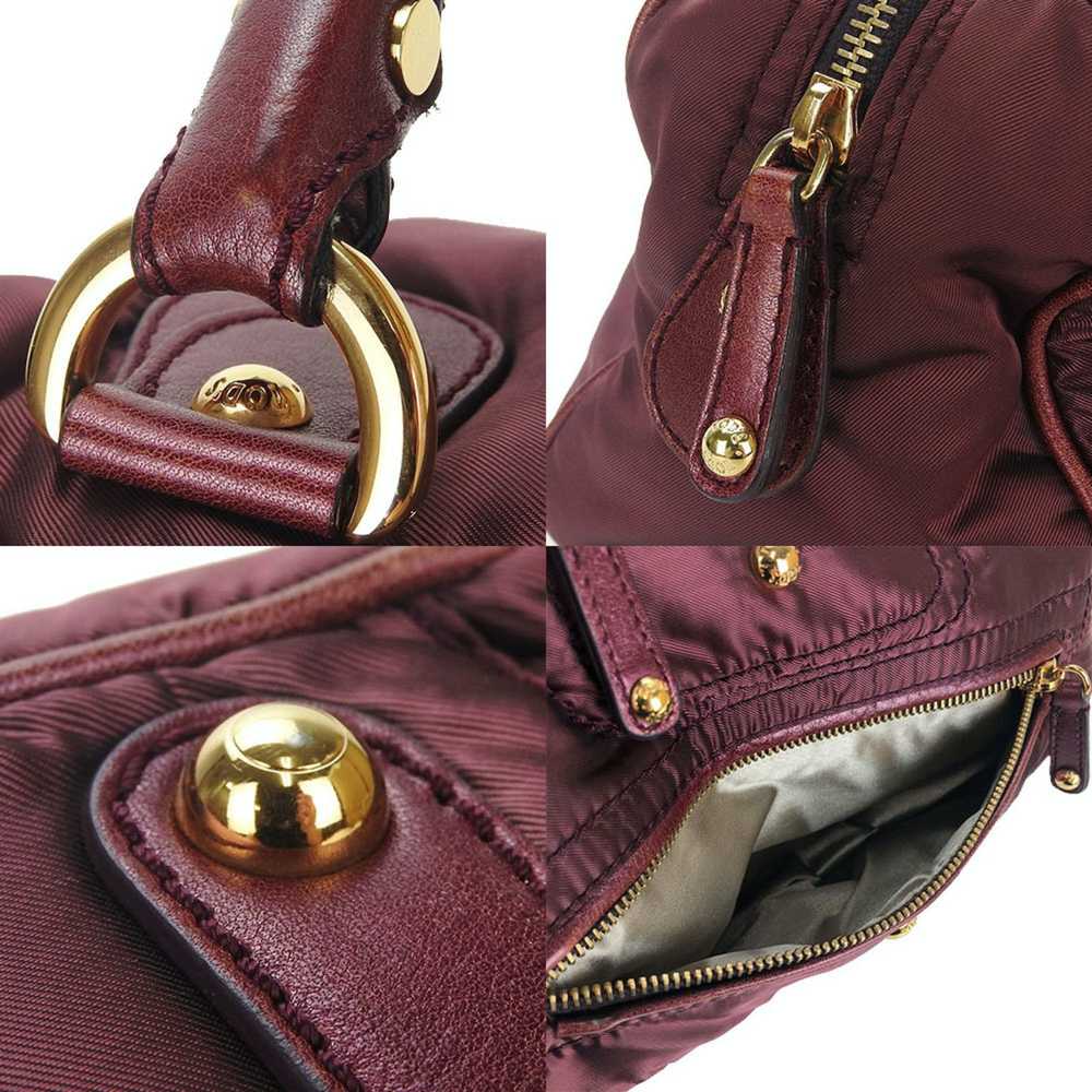 Tod's TOD'S 2way handbag shoulder nylon leather r… - image 10