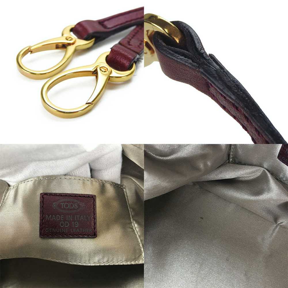 Tod's TOD'S 2way handbag shoulder nylon leather r… - image 12