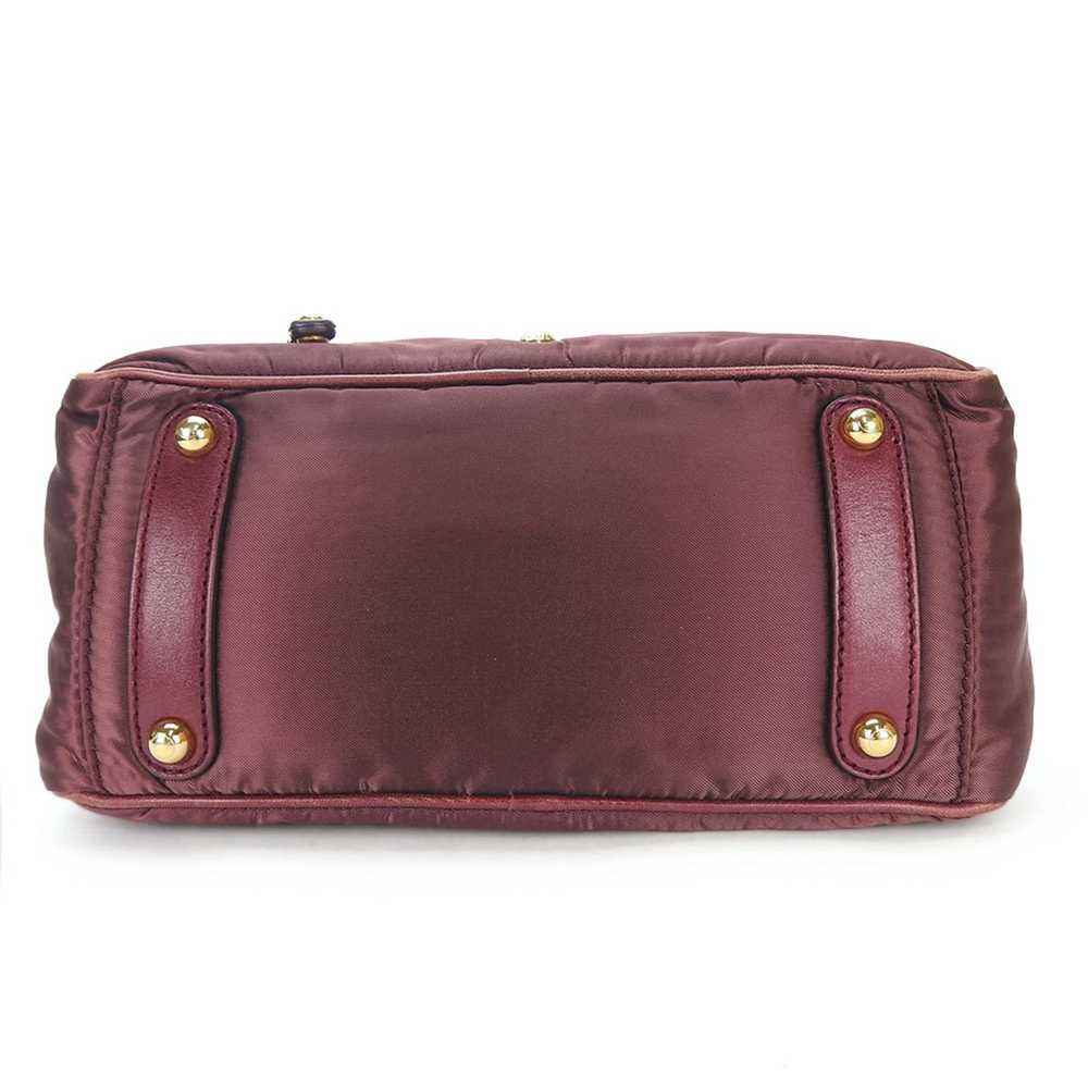 Tod's TOD'S 2way handbag shoulder nylon leather r… - image 4