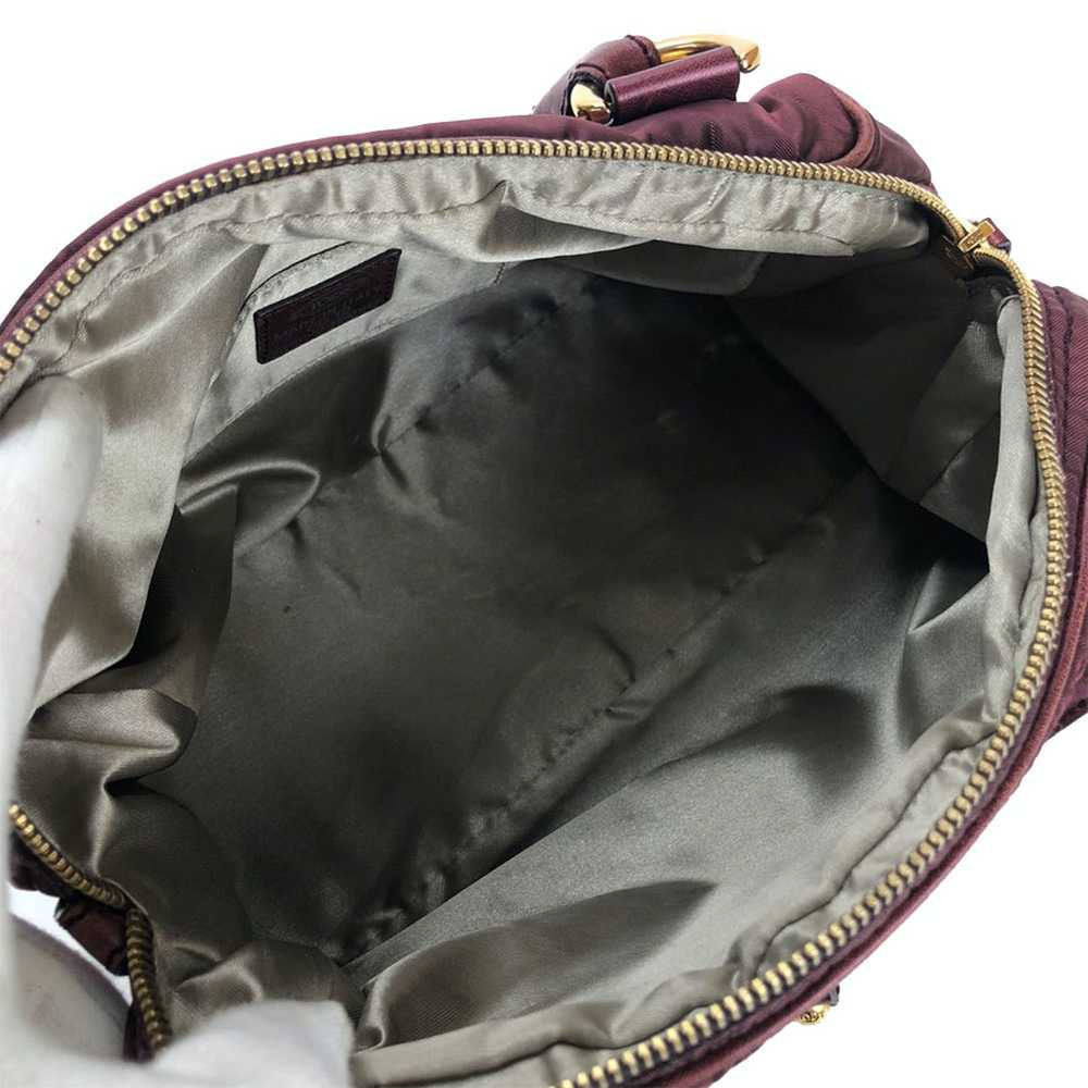 Tod's TOD'S 2way handbag shoulder nylon leather r… - image 5