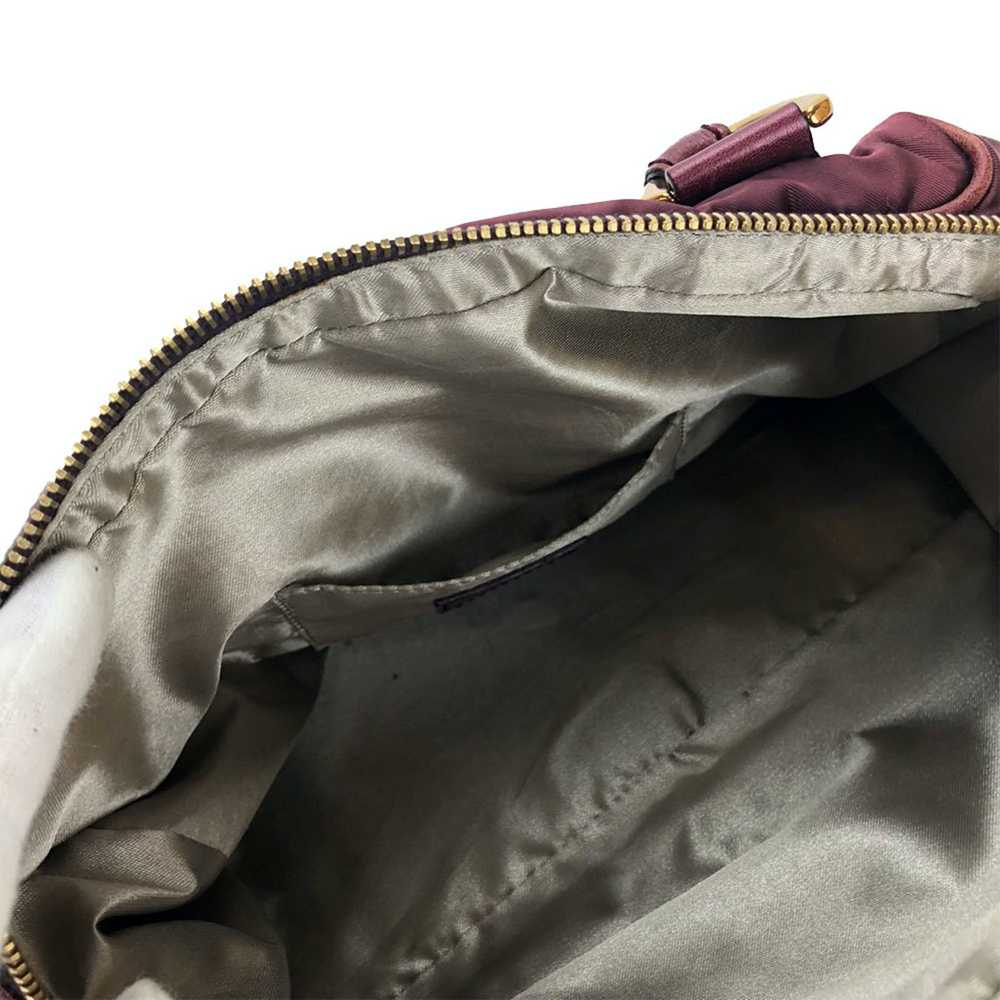 Tod's TOD'S 2way handbag shoulder nylon leather r… - image 6