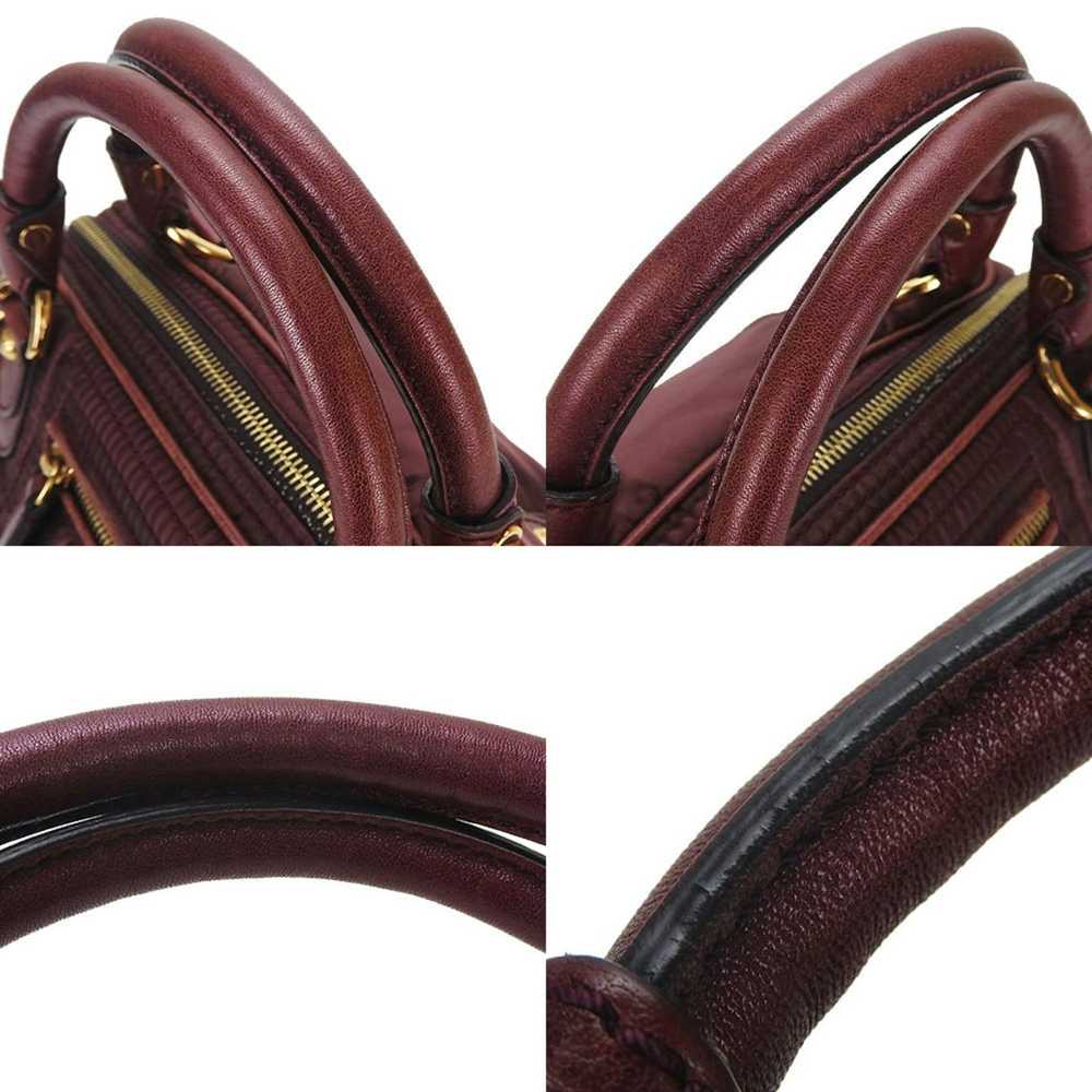 Tod's TOD'S 2way handbag shoulder nylon leather r… - image 8