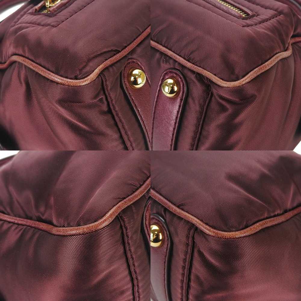 Tod's TOD'S 2way handbag shoulder nylon leather r… - image 9