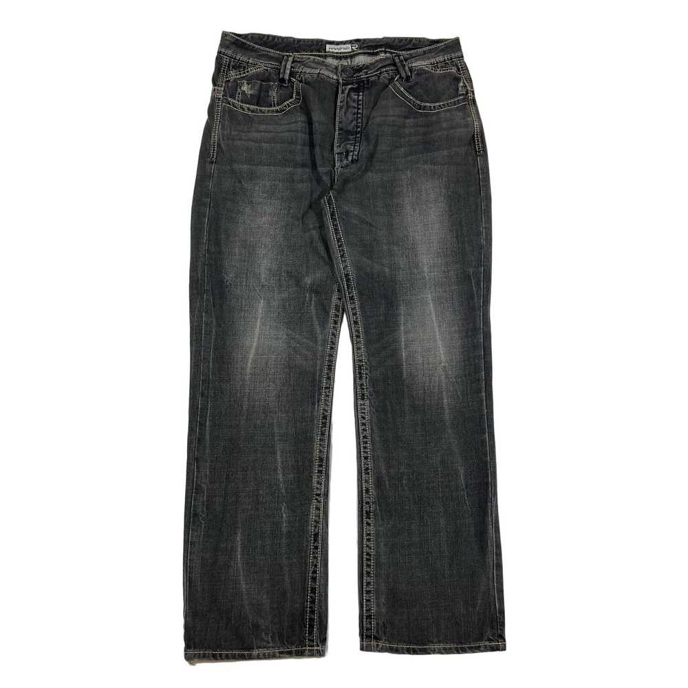Other Y2k grunge cyber goth washed jeans faded af… - image 1