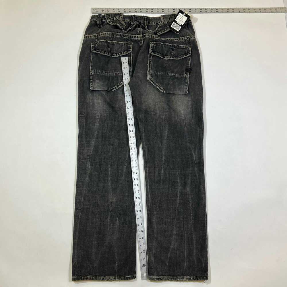 Other Y2k grunge cyber goth washed jeans faded af… - image 5