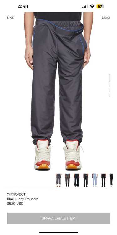 Y/Project Y project black (grey) lazy trousers