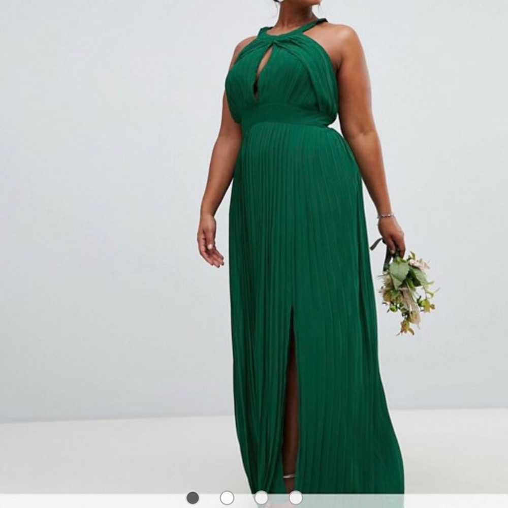 Formal Gown, emerald green plus size - image 7