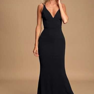All this Allure Black Strappy Backless Mermaid Ma… - image 1