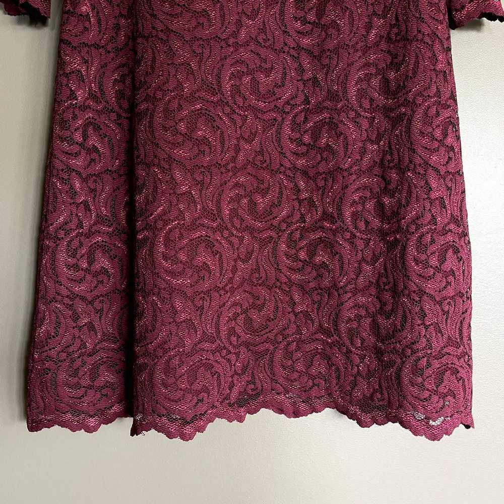 Garnet Hill Three-Quarter-Sleeve Lace Dress Size … - image 11