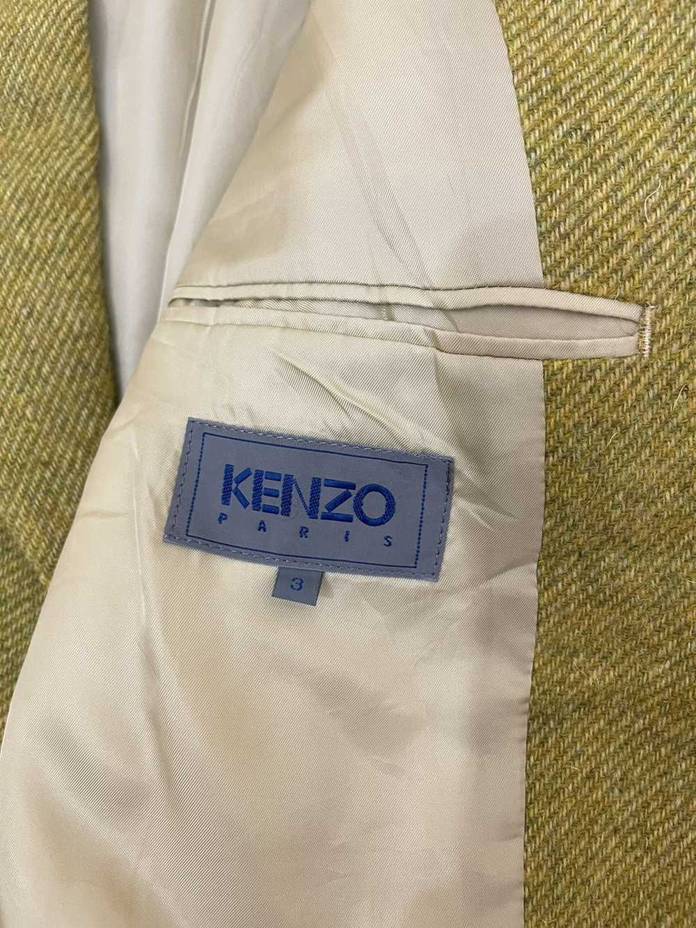 Kenzo × Vintage Vintage Kenzo Wool balzer - image 6
